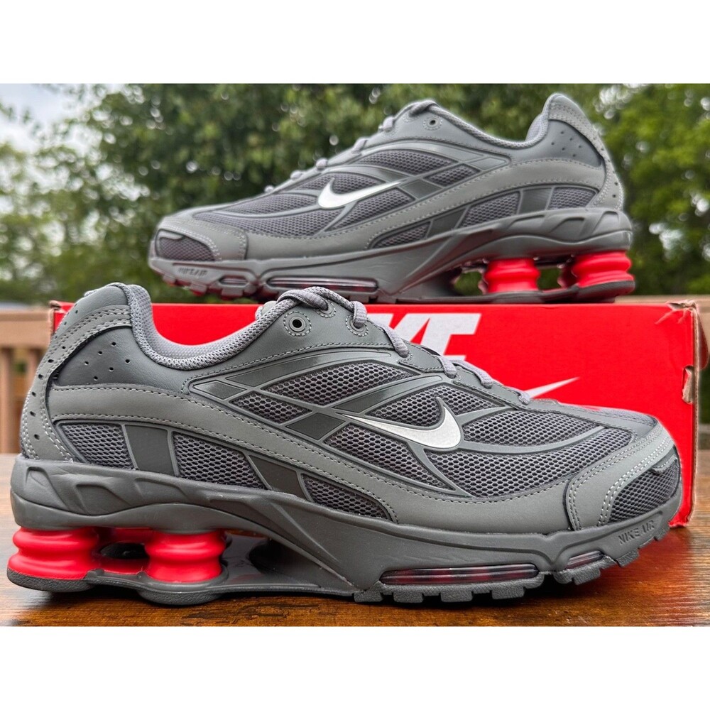 Nike Shox Ride 2 "Smoke Grey" Red Metallic Silver Men’s Size 10.5 IM5999-084